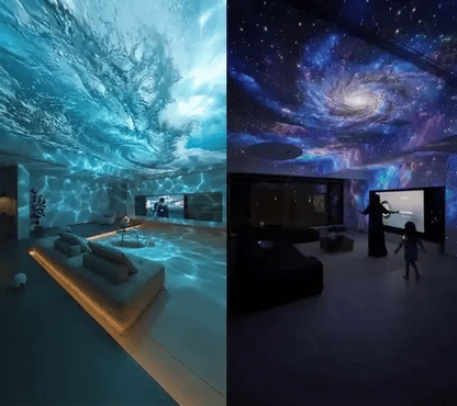 🌌 5D holografski projektor zvezd Comauo® — Pametna, dinamična svetloba za otroško sobo in spalnico 🧸
